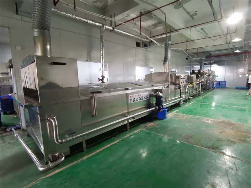 嫩竹筍巴氏滅菌風干流水線
