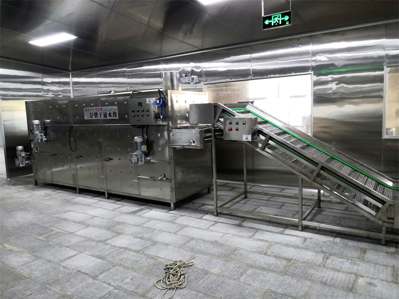 肉脯干包裝袋清洗烘干流水線(xiàn)