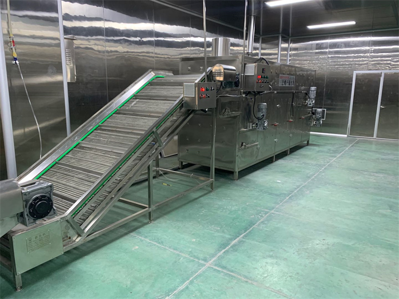 包裝袋清洗風干烘干流水線