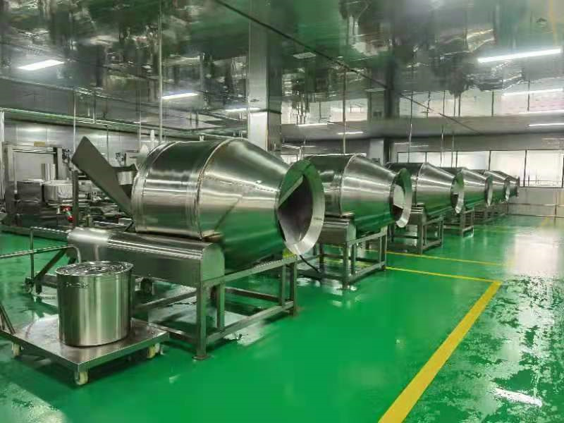 螺螄粉廠家酸筍拌料機使用現場