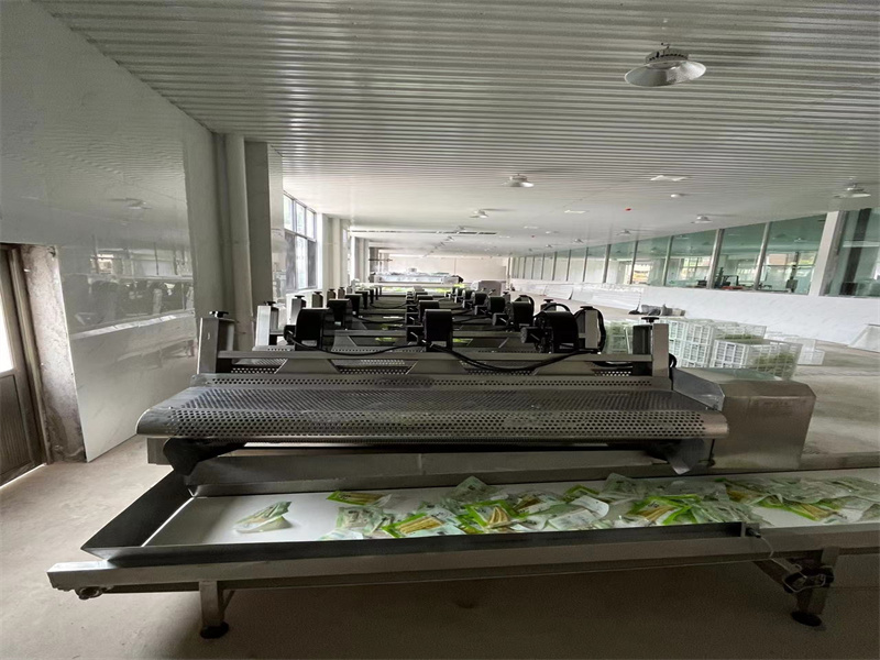 泡椒竹筍巴氏滅菌、冷卻、風干流水線