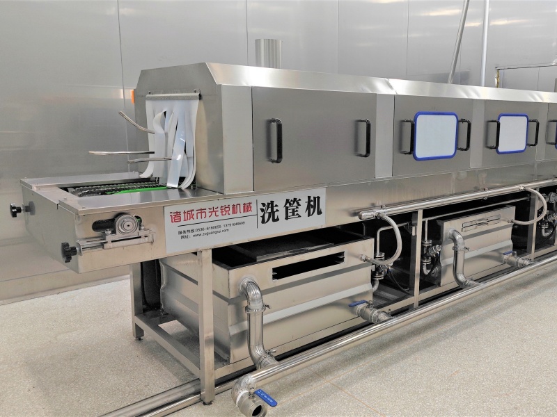 清洗 + 風干一體化，筐子周轉不等待