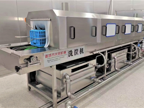 清洗 + 風干一體化,筐子周轉(zhuǎn)不等待