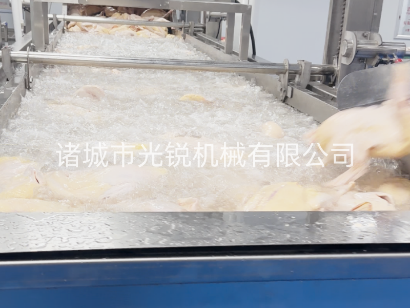 凍鴨加工不用愁!一站式解凍清洗分割流水線,效率翻倍!